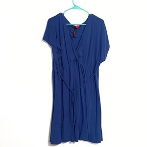 Pure Energy 3x Royal Blue Faux Wrap Dress